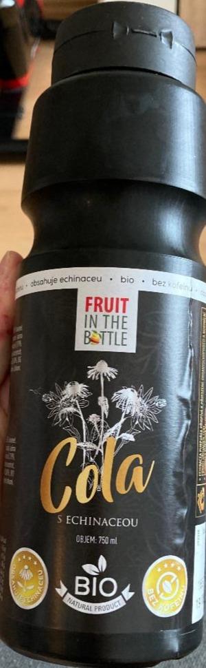 Fotografie - Bio Sirup Cola s echinaceou Fruit in the bottle