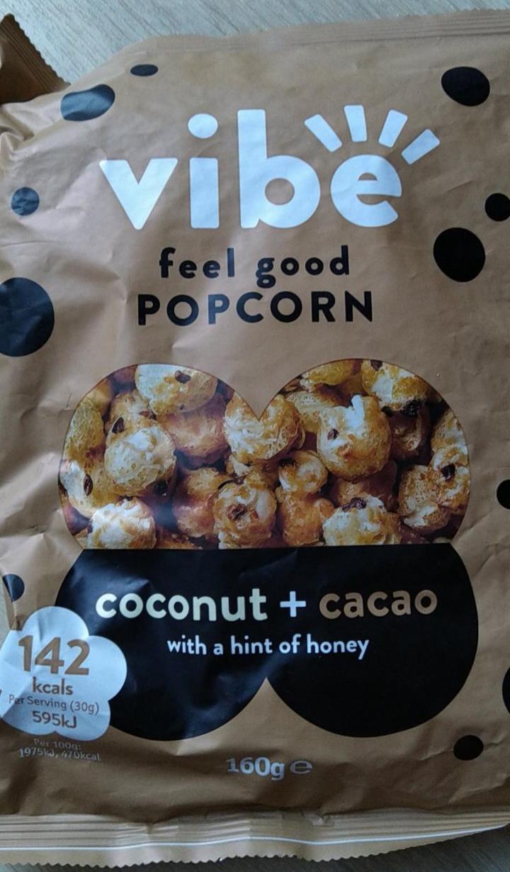 Fotografie - Feel Good Popcorn coconut+cacao with a hint of honey Vibe