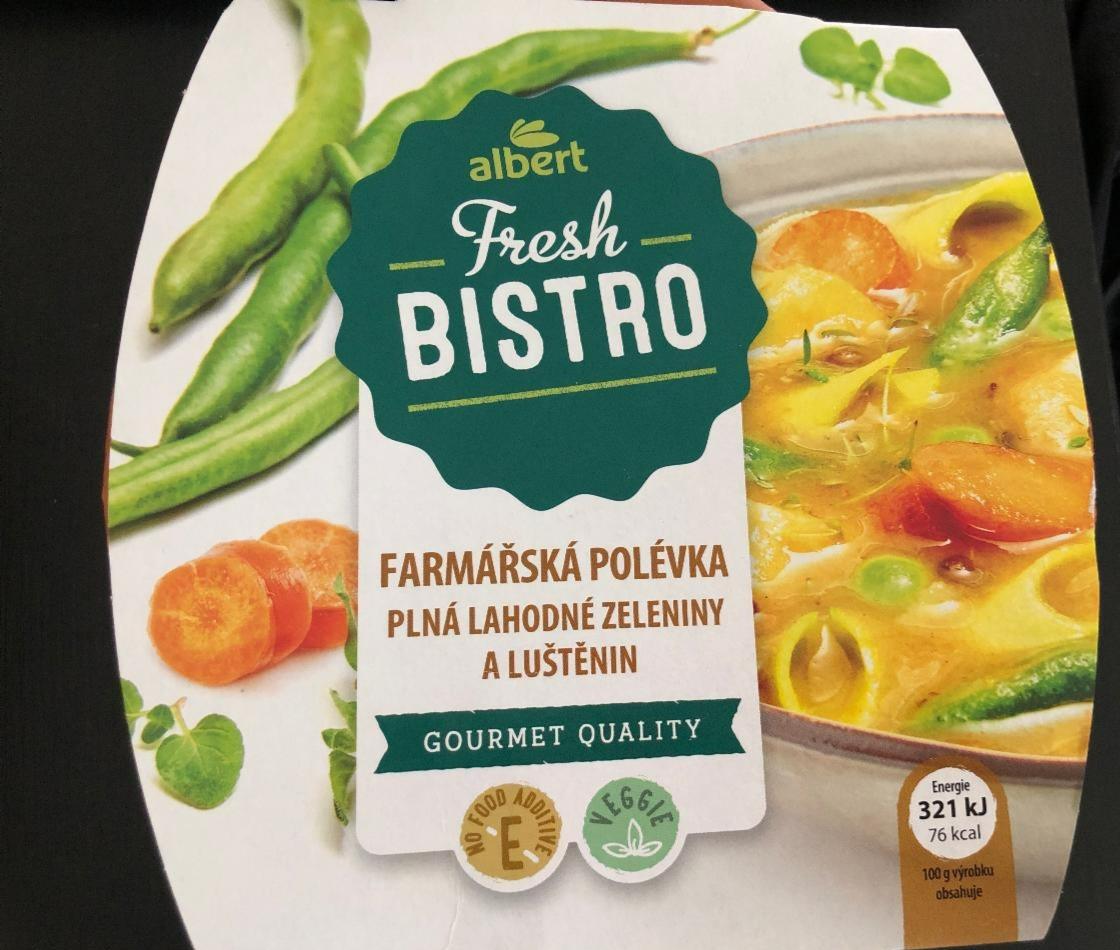 Fotografie - Farmářská polévka plná lahodné zeleniny a luštěnin Albert Fresh Bistro