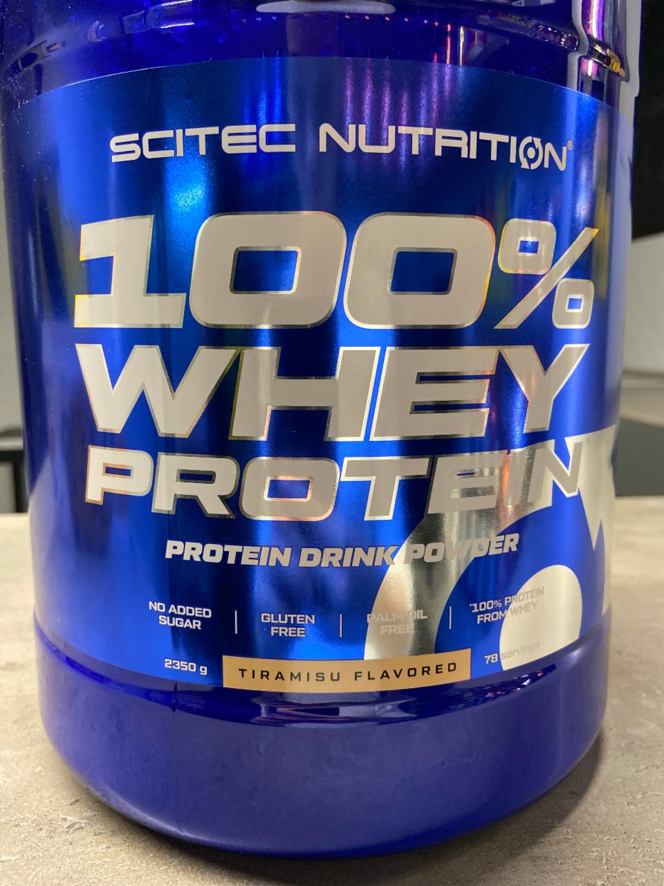 Fotografie - 100% Whey Protein Tiramisu Scitec Nutrition