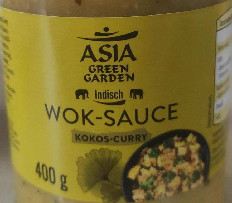 Fotografie - Indisch Wok-Sauce Kokos-Curry Asia Green Garden