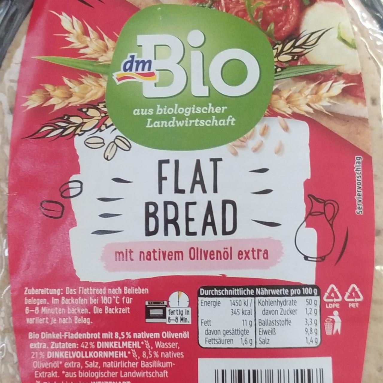 Fotografie - Flat Bread mit nativem Olivenöl extra dmBio