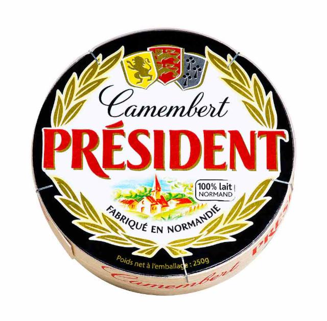 Fotografie - Camembert 100% lait Normand 45% tuku v sušině Président