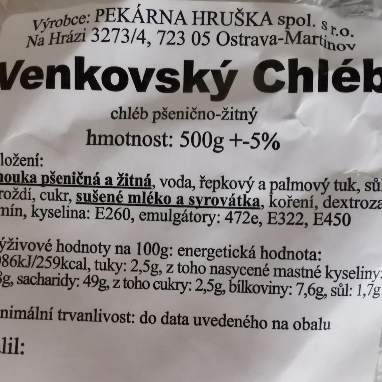 Fotografie - Venkovský Chléb Pekárna Hruška
