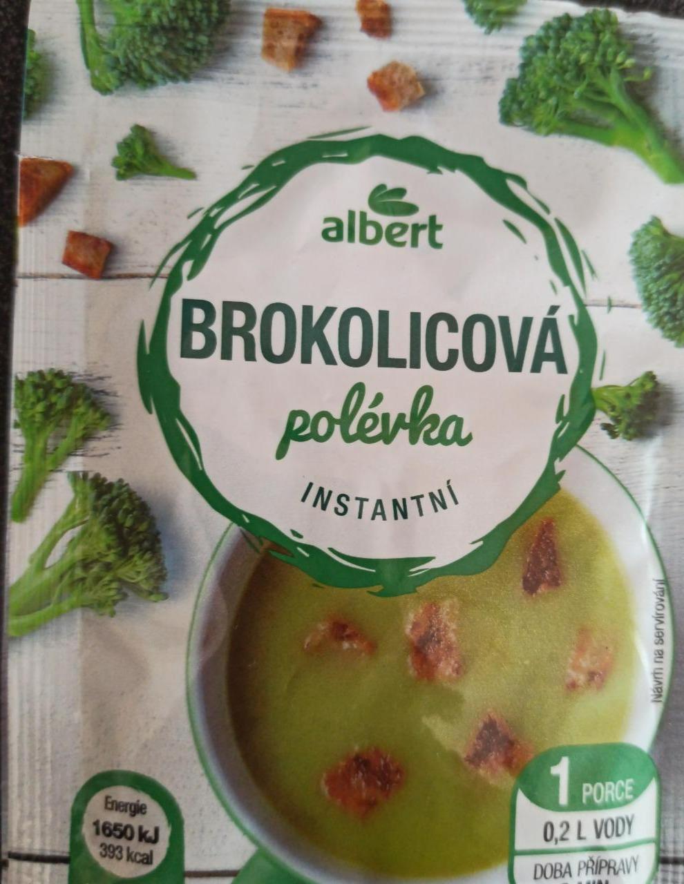 Fotografie - Brokolicová polévka instantní Albert