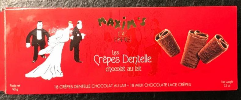 Fotografie - Les Crêpes Dentelle Chocolat au Lait Maxim's