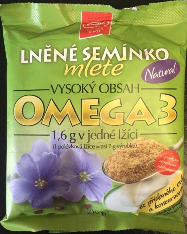 Fotografie - Lněné semínko Natural Omega 3 Semix