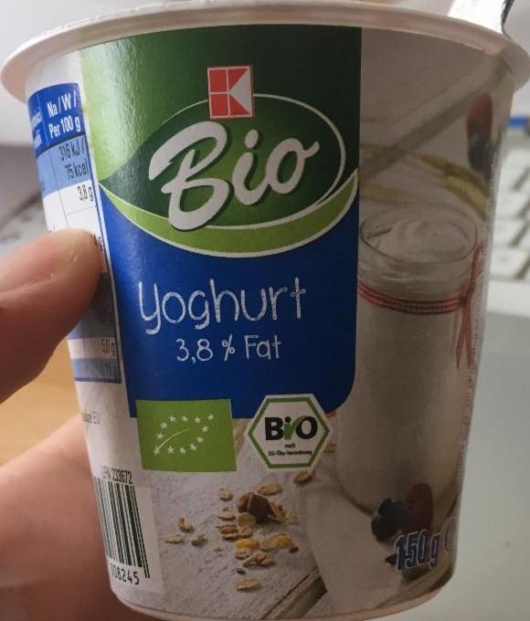 Fotografie - yoghurt 3,8% fat K-Bio
