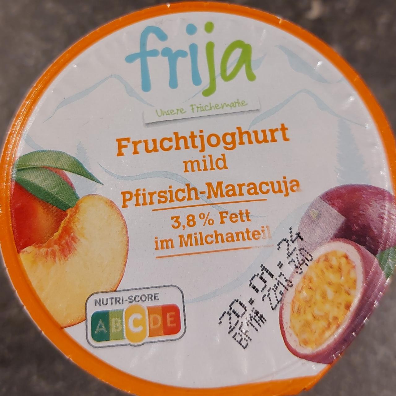 Fotografie - Fruchtjoghurt mild Pfirsich-Maracuja Frija