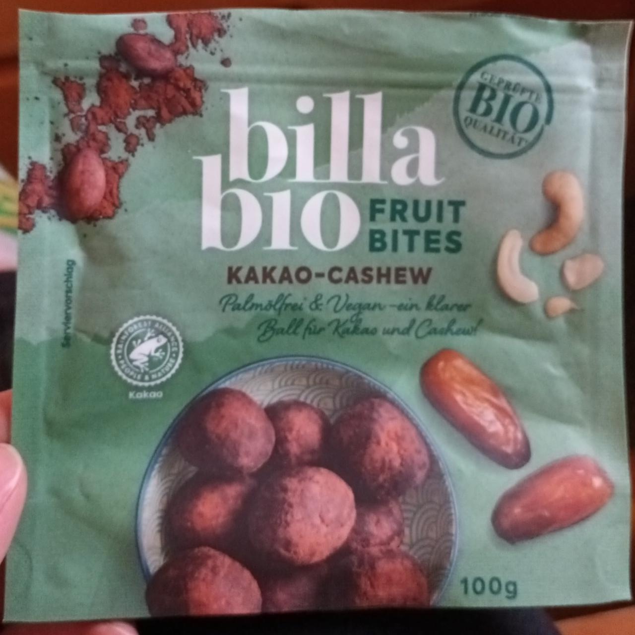 Fotografie - Fruit bites Kakao - Cashew Billa Bio