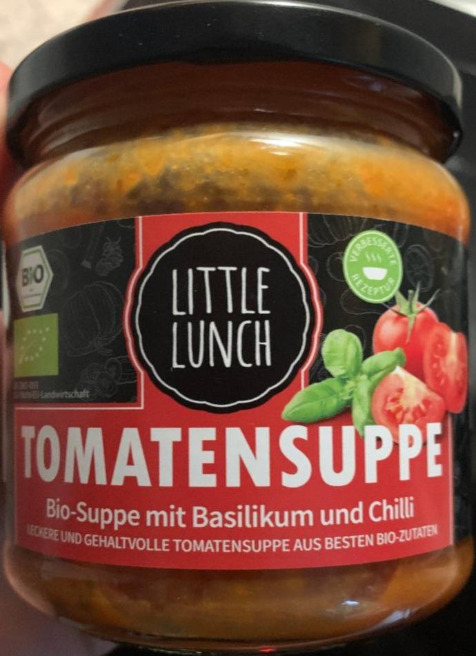Fotografie - Bio Tomatensuppe mit Chili und Basilikum Little Lunch
