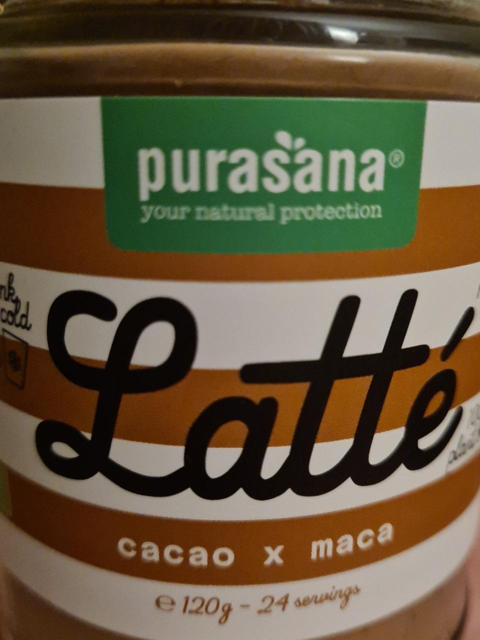 Fotografie - Latte cacao maca Purasana