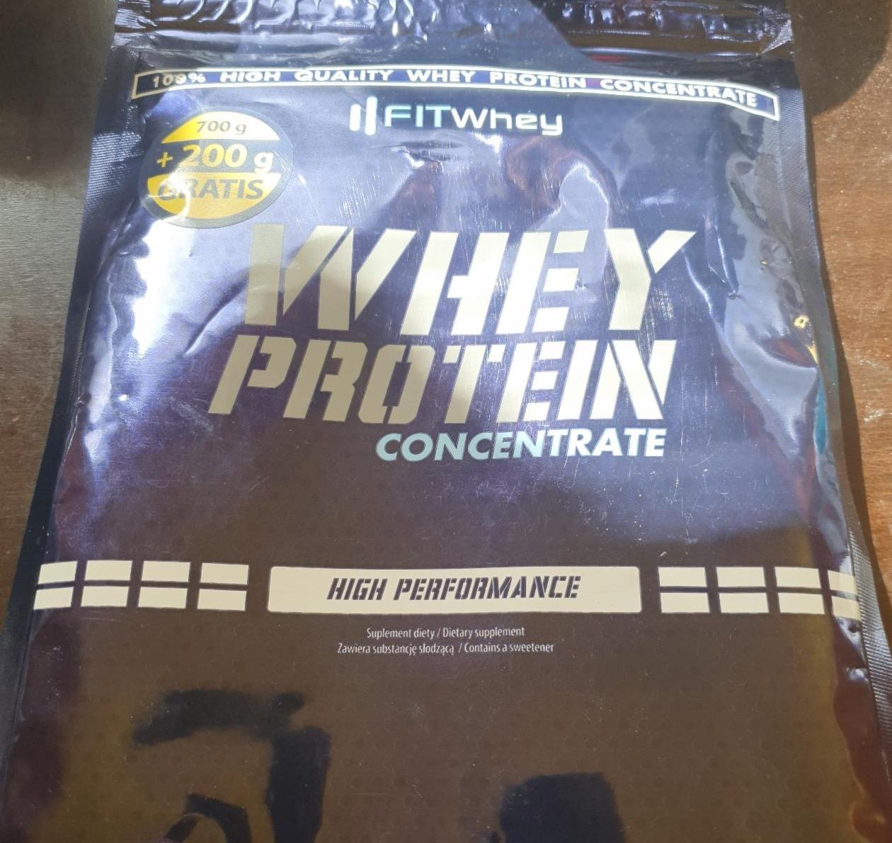 Fotografie - Whey protein concentrate high performance Vanilla FitWhey