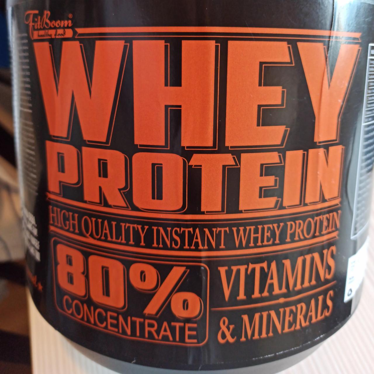 Fotografie - Whey protein 80% salted caramel FitBoom