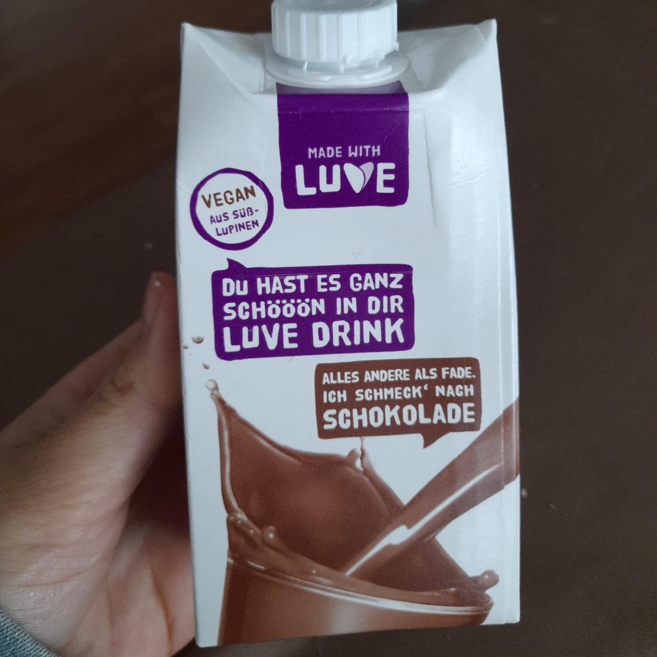 Fotografie - Lupine drink chocolate flavour Made with Luve