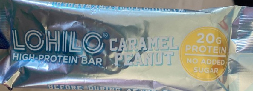 Fotografie - High-protein bar caramel peanut Lohilo