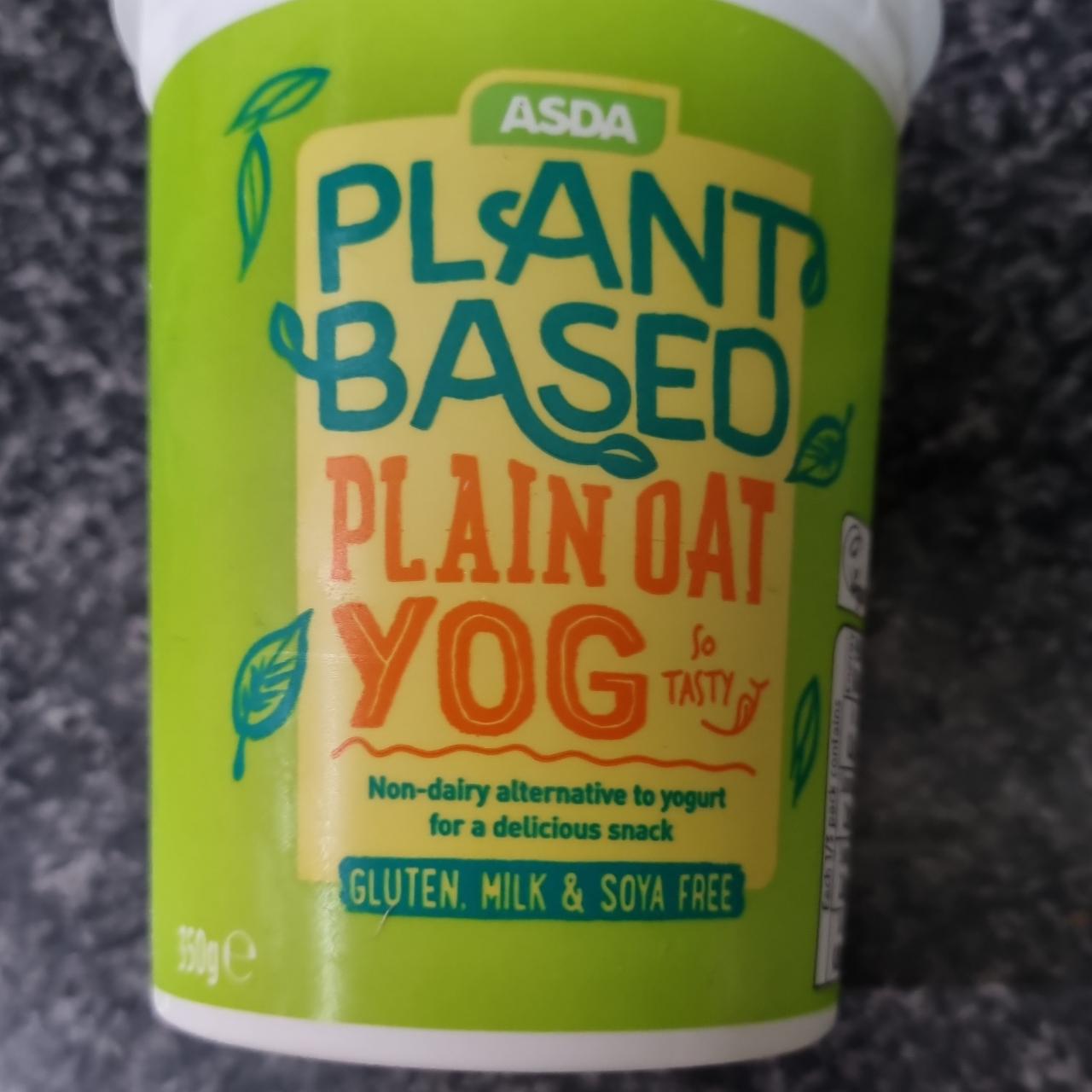 Fotografie - Plant based plain oat yog Asda