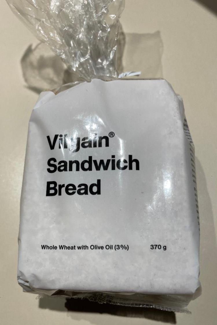 Fotografie - Sandwich Bread Whole wheat with olive oil Vilgain