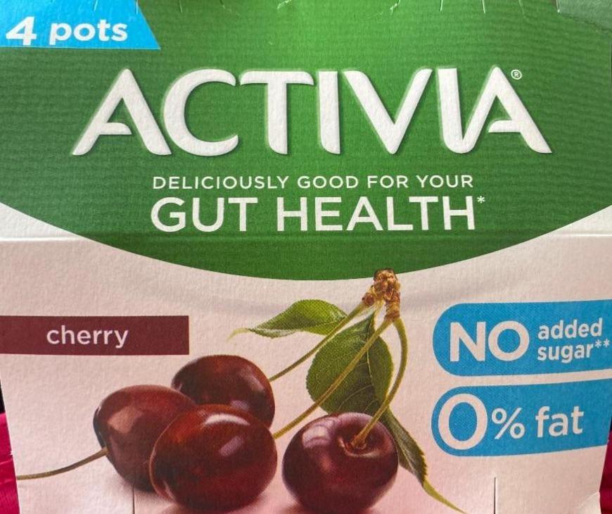 Fotografie - Activia Cherry No Added Sugar Gut Health Yogurt