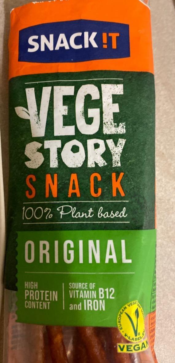 Fotografie - Vege story snack original Snack!t