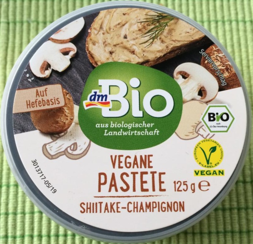 Fotografie - Bio Vegane Pastete Shiitake-Champignon dmBio