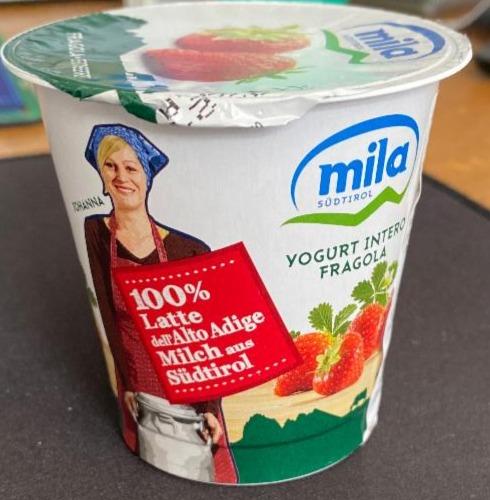Fotografie - Yogurt intero fragola Mila