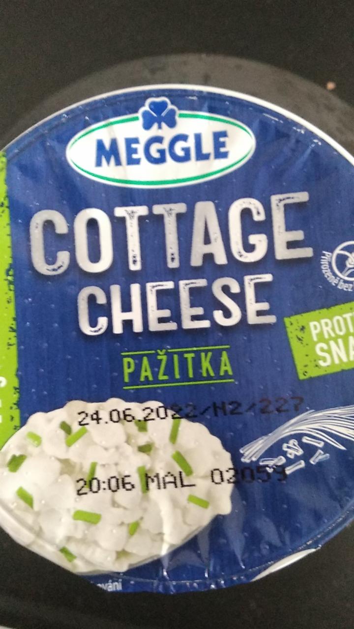 Fotografie - Cottage Cheese Pažitka Protein Snack Meggle