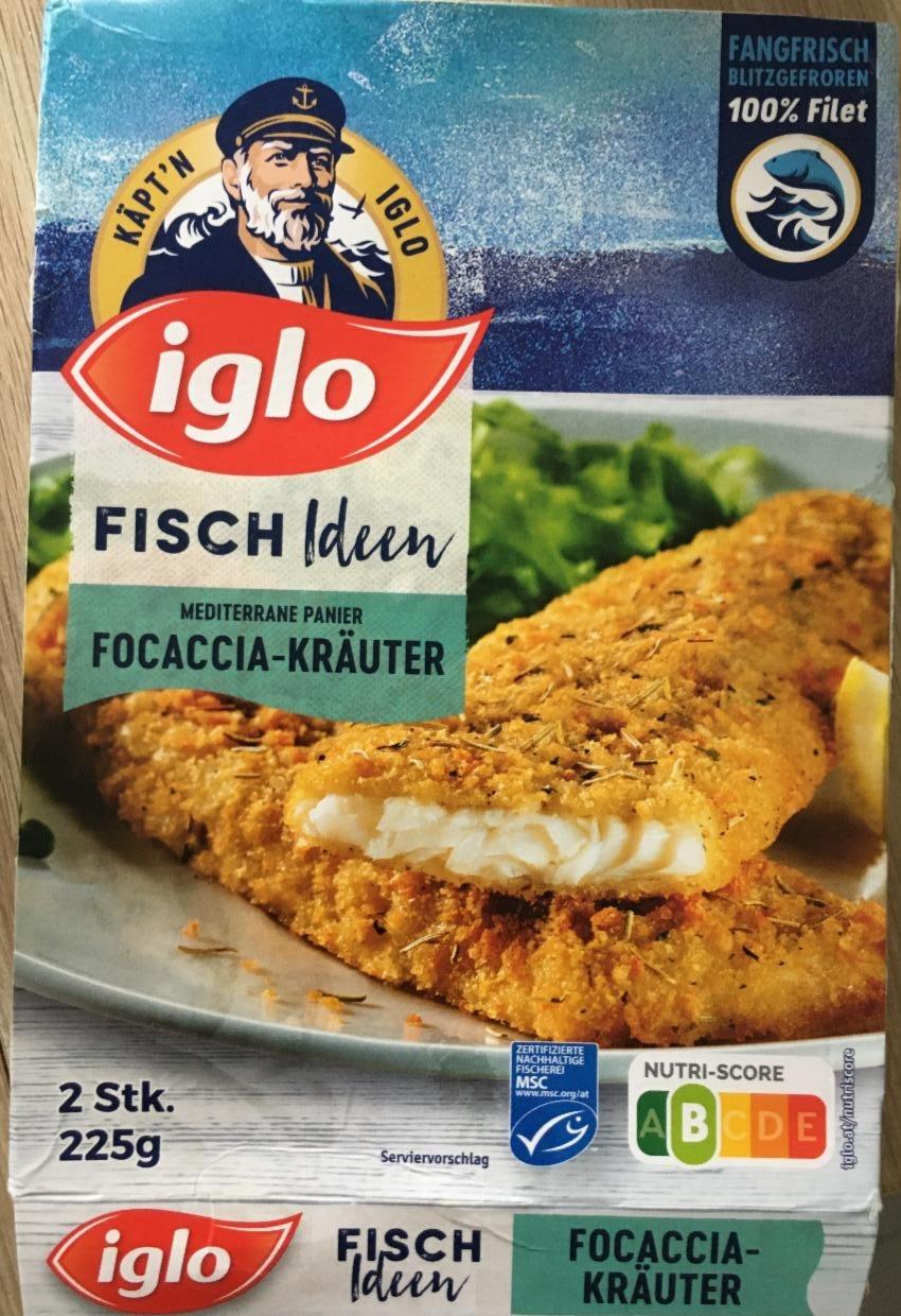 Fotografie - Fisch Ideen Focaccia-Kräuter Iglo