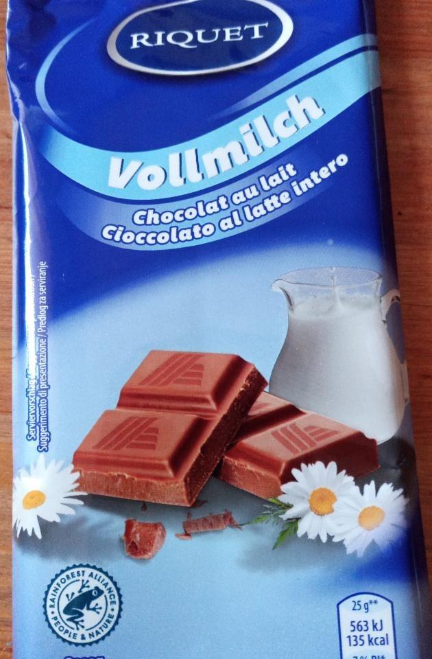 Fotografie - Chocolat au lait RIQUET