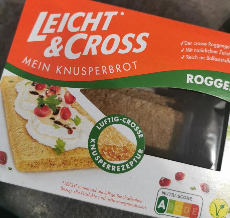 Fotografie - Knusperbrot mit 70 % Roggen Leicht and Cross