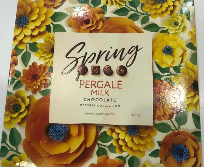 Fotografie - Spring Pergale milk Chocolate