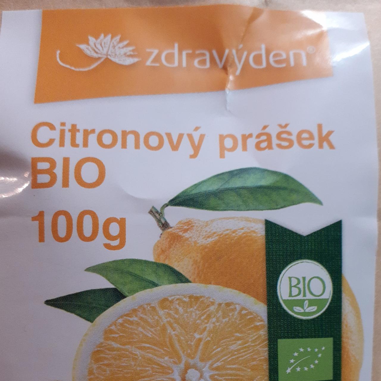 Fotografie - Citronový prášek BIO Zdravý den
