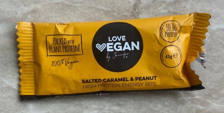 Fotografie - High Energy Protein Bite Salted caramel & Peanut LoveVegan