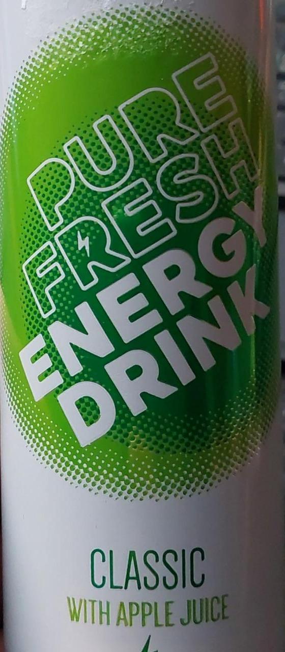 Fotografie - Pure fresh energy drink classic with apple juice