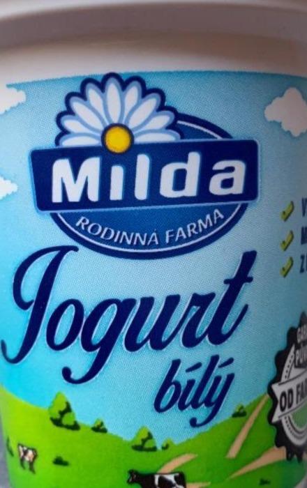 Fotografie - jogurt bílý Milda rodinná farma