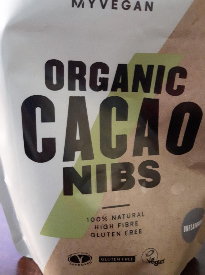 Fotografie - Organic raw cacao nibs MyProtein