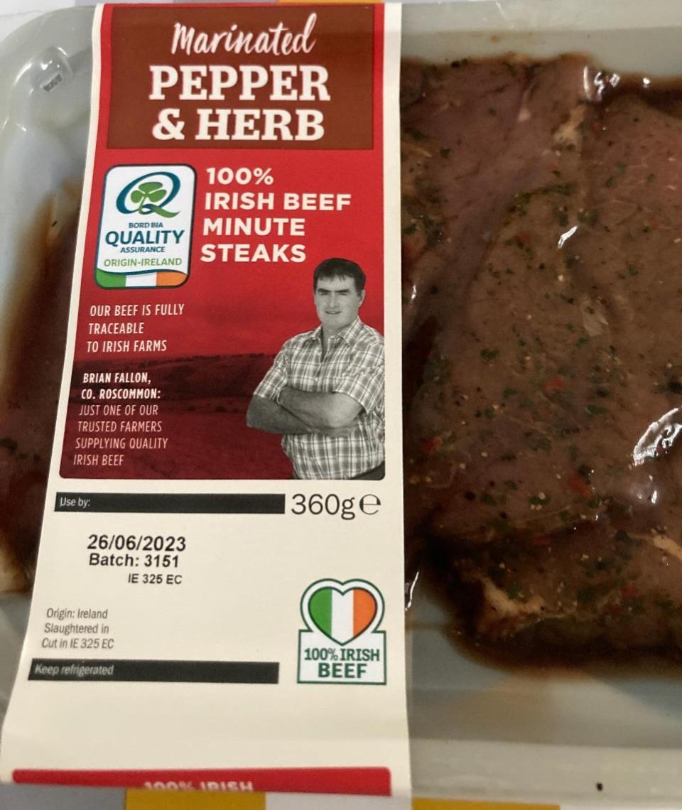 Fotografie - Irish Beef minute steak