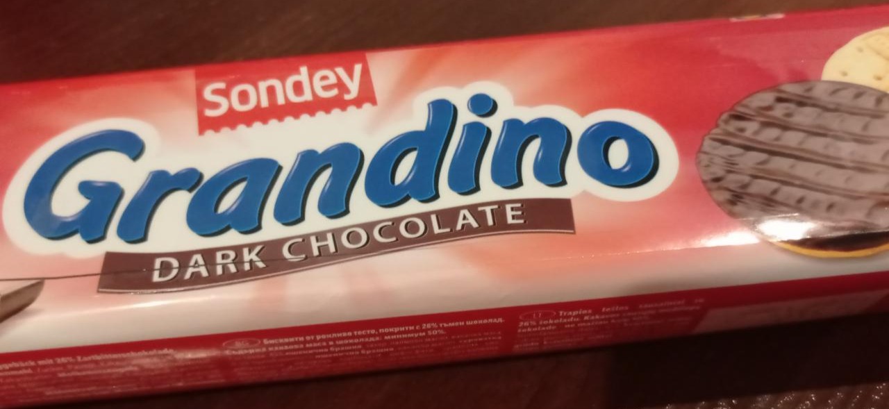 Fotografie - Grandino Dark chocolate Cookies Sondey