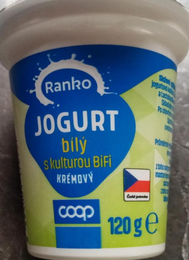 Fotografie - jogurt bílý s kulturou Bifi krémový Ranko
