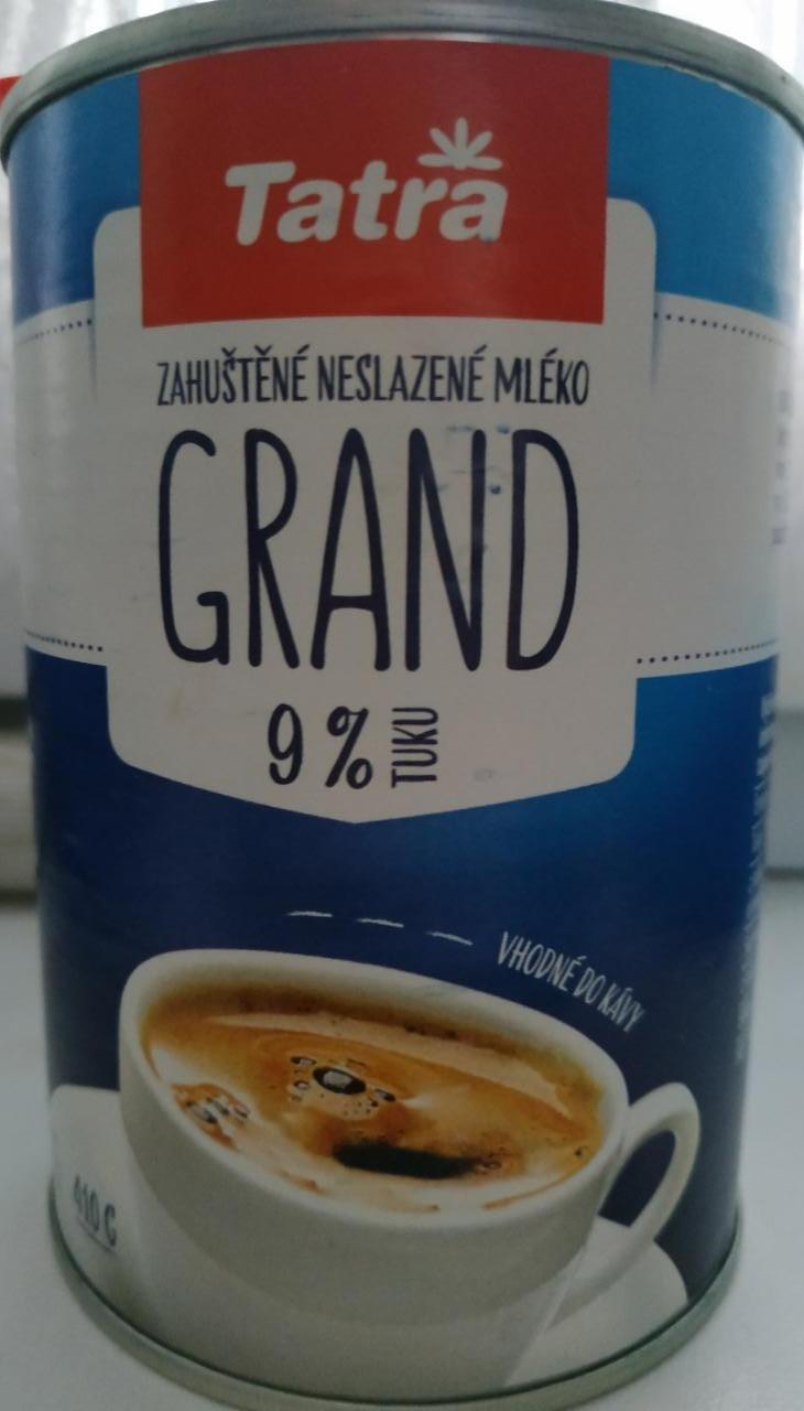 Fotografie - Tatra grand kondenzované mléko 9% tuku