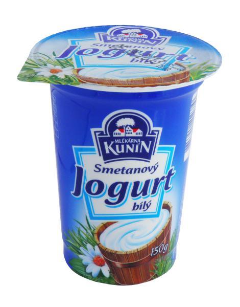 Fotografie - Kunín bílý jogurt smetanový