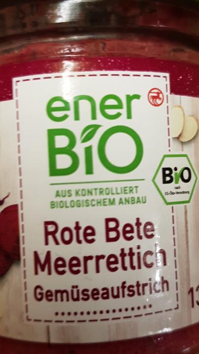 Fotografie - Rote Bete Meerrettich Gemüseaufstrich EnerBio