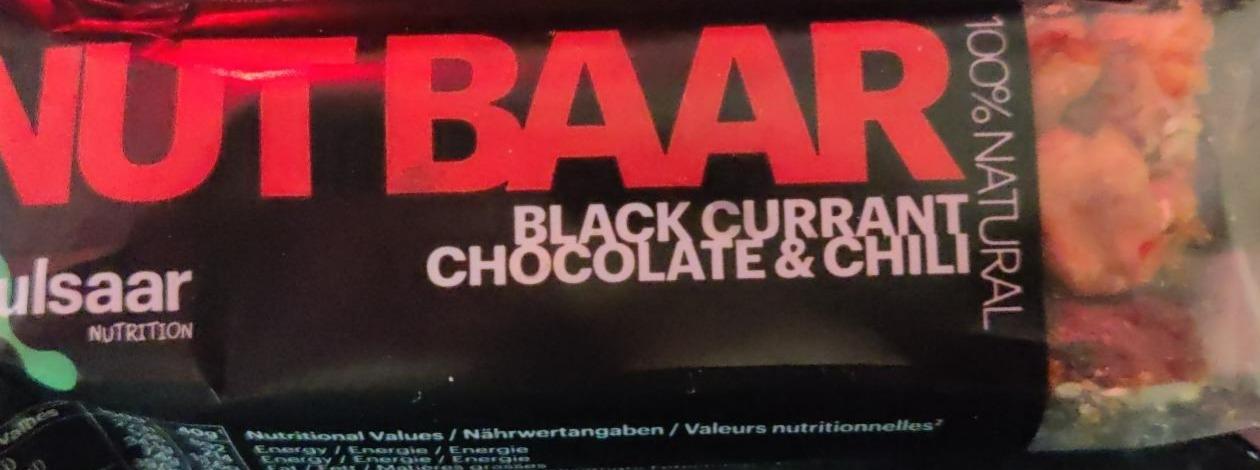 Fotografie - Nut Baar Black Currant Chocolate & Chilli Pulsaar