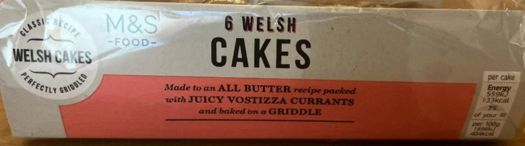 Fotografie - 6 Welsh Cakes M&S Food