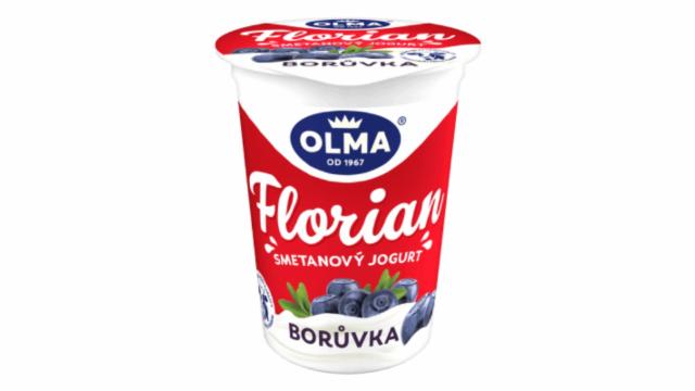 Fotografie - Florian smetanový jogurt borůvka Olma