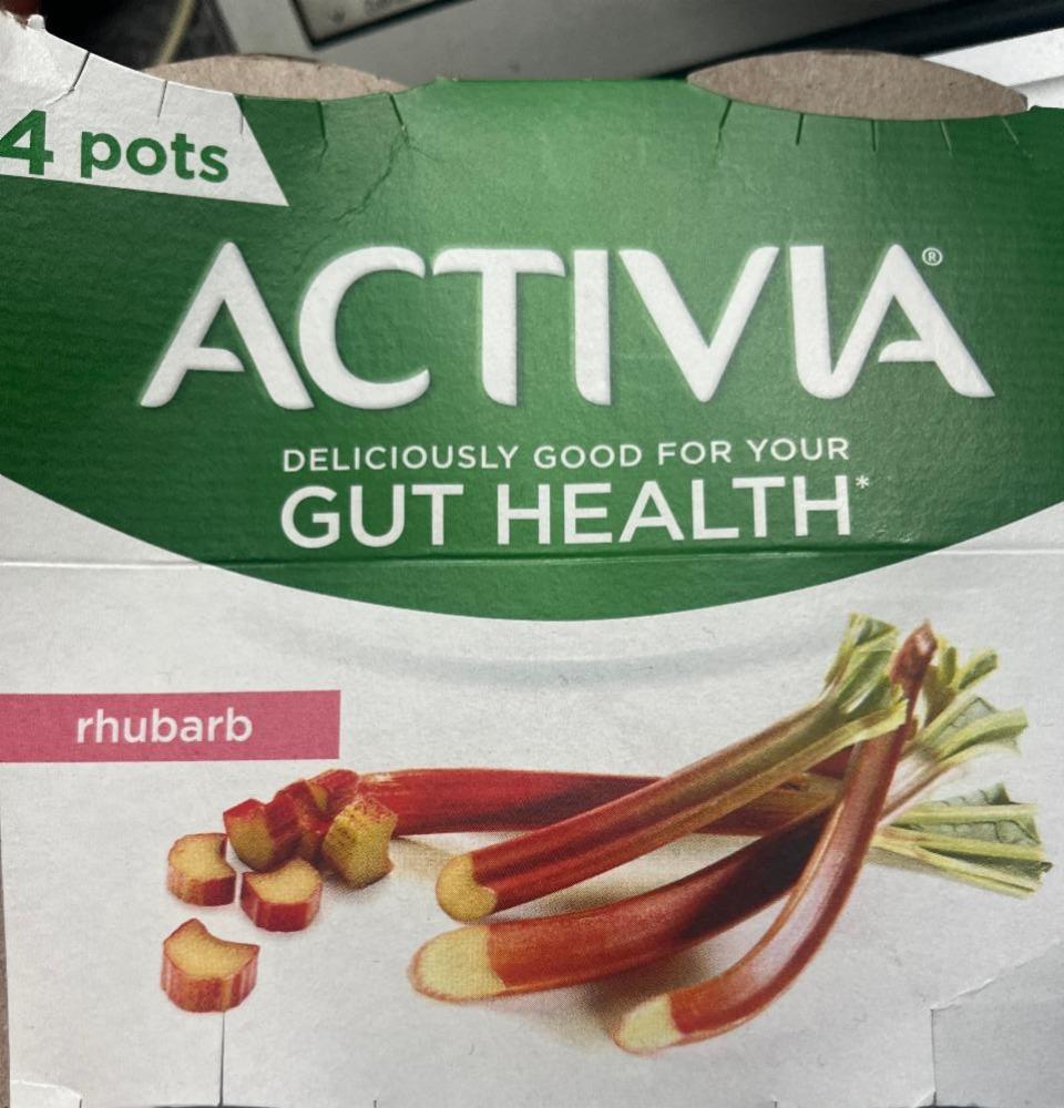 Fotografie - Gut Health Rhubarb Activia