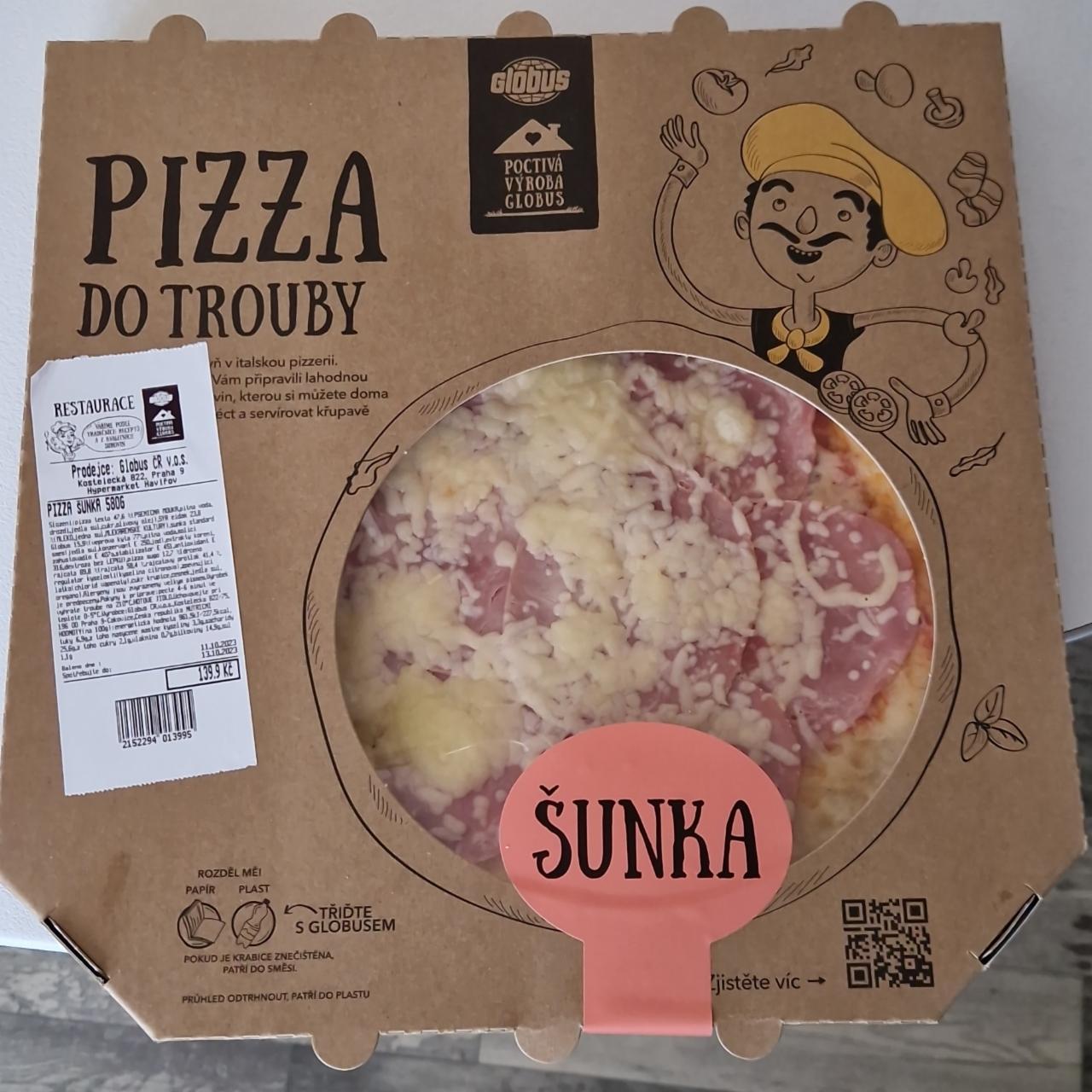 Fotografie - Pizza do trouby šunka Poctivá výroba Globus