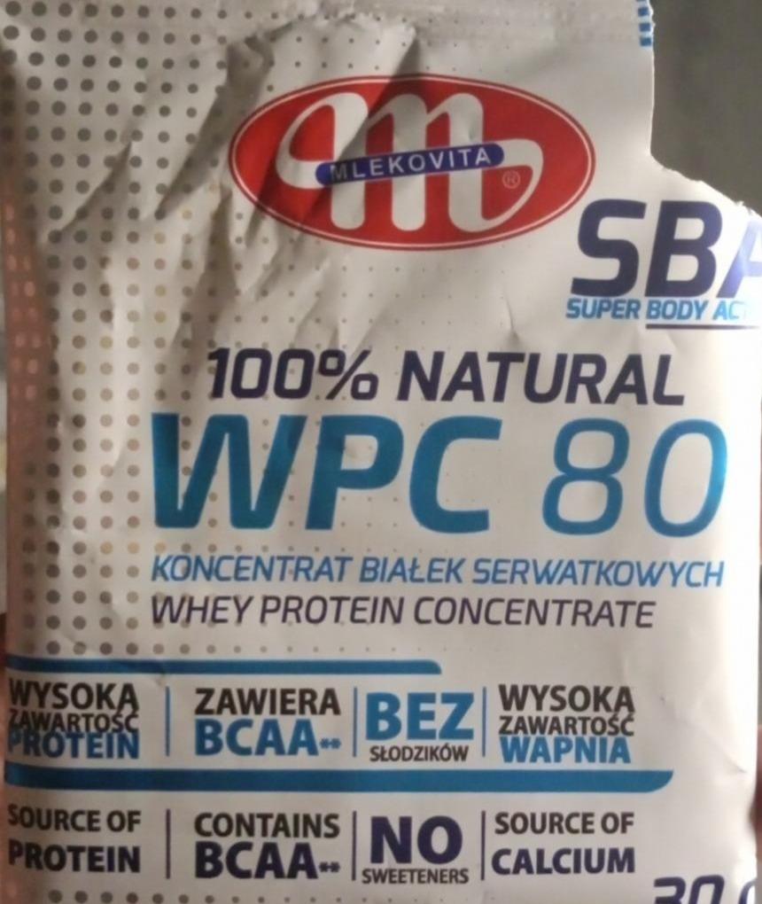 Fotografie - Super Body Active 100% Natural WPC 80 Whey Protein Concentrate Mlekovita