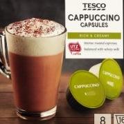 Fotografie - cappuccino capsules Tesco