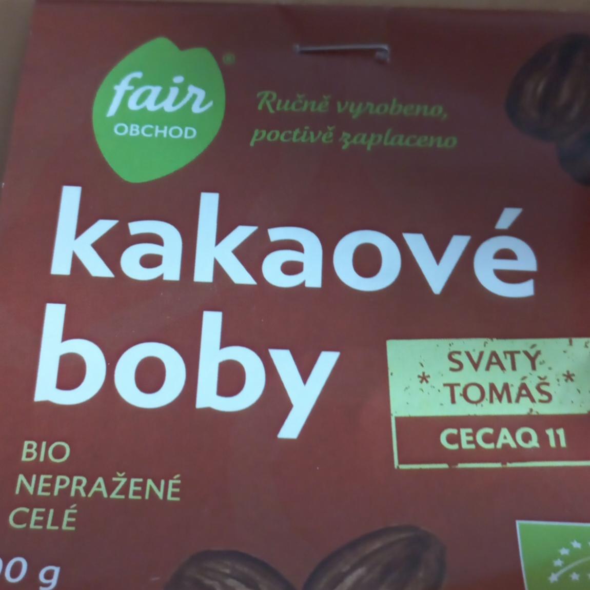 Fotografie - kakaové boby Svatý Tomáš